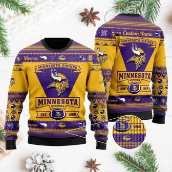 Minnesota Vikings Custom Ugly Christmas Sweater | Favorety