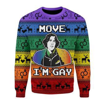 Move I'm Gay Christmas Sweater | Favorety DE