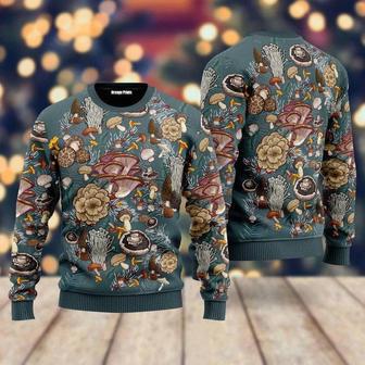 Mushrooms Ugly Christmas Sweater For Men & Women | Favorety AU