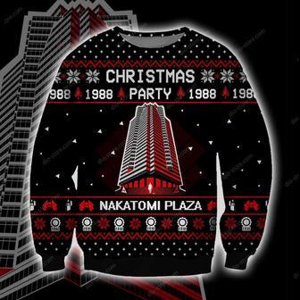 Nakatomi Plaza Knitting Pattern Print Ugly Christmas Sweater | Favorety AU