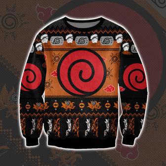 Naruto Knitting Pattern Print Ugly Christmas Sweater | Favorety