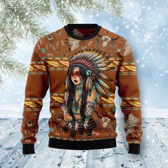 Native American Girl Ugly Christmas Sweater | Favorety UK