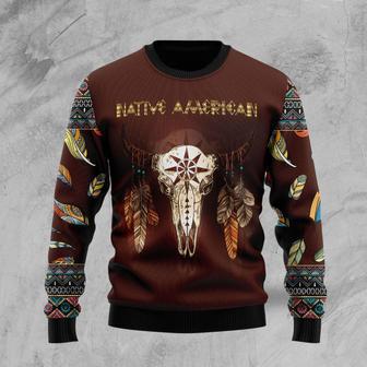 Native Skull Ugly Christmas Sweater | Favorety UK