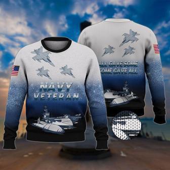 Navy Veteran Ugly Christmas Sweater | Favorety AU