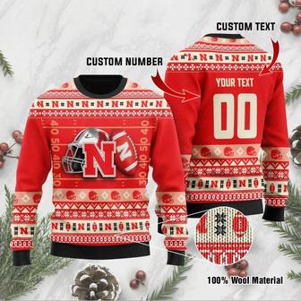 Nebraska Cornhuskers Custom Ugly Christmas Sweater, Jumpers | Favorety DE