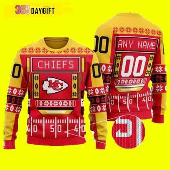 NFL Kansas City Chiefs Custom Ugly Christmas Sweater, Jumpers | Favorety DE