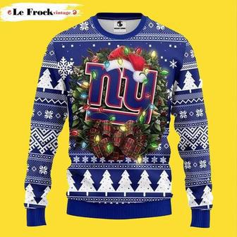 Nfl New York Giants Custom Ugly Christmas Sweater, Jumpers | Favorety