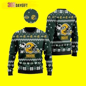 Nfl Snoopy Green Bay Packers Ugly Christmas Sweater, Jumper | Favorety CA