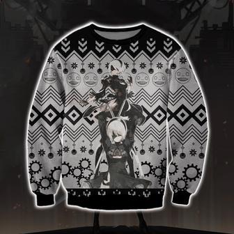 Nier Automata Print Ugly Christmas Sweater | Favorety CA