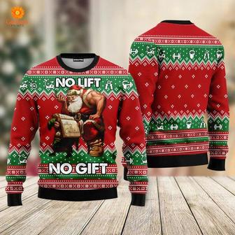 No Lift No Gift Ugly Christmas Sweater For Men & Women | Favorety DE