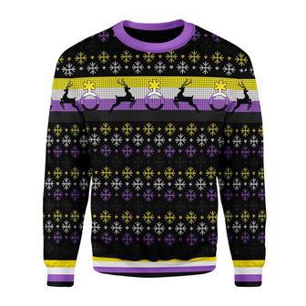 Nonbinary Flag Christmas Sweater | Favorety UK