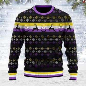 Nonbinary Flag Ugly Christmas Sweater | Favorety UK