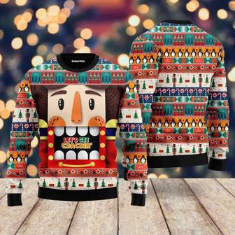 Nutcracker Lets Get Crackin Ugly Christmas Sweater For Men & Women | Favorety