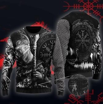 Odin Tattoo Valknut Viking Ugly Christmas Sweater | Favorety CA