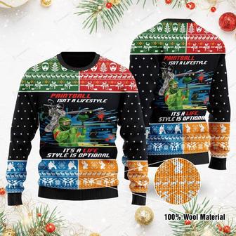 Paintball Ugly Christmas Sweater | Favorety UK