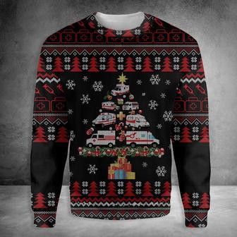 Paramedic Ambulance Ugly Christmas Sweater | Favorety