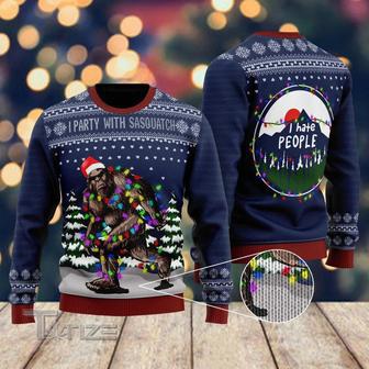 Party With Sasquatch Camping Ugly sweater | Favorety UK