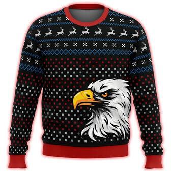 Patriotic Eagle Ugly Christmas Sweater | Favorety DE