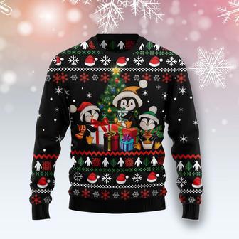 Penguin Christmas Tree Ugly Christmas Sweater | Favorety DE