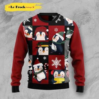 Penguin Cute Custom Ugly Christmas Sweater, Jumpers | Favorety CA