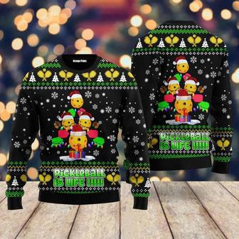 PickleBall Is Life Ugly Christmas Sweater For Men & Women | Favorety AU