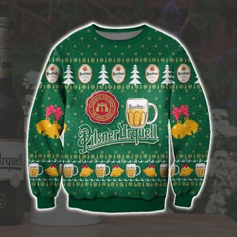 Pilsner Urquell Knitting Pattern Print Ugly Christmas Sweater | Favorety