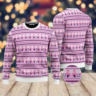 Pink Flockin In Naughty List Ugly Christmas Sweater For Men & Women | Favorety UK