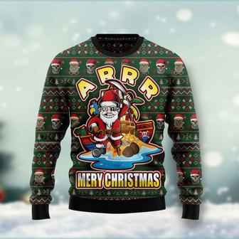 Pirate Santa Tacky Xmas Ugly Christmas Sweater | Favorety DE