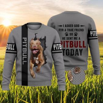 Pitbull Ugly Christmas Sweater | Favorety