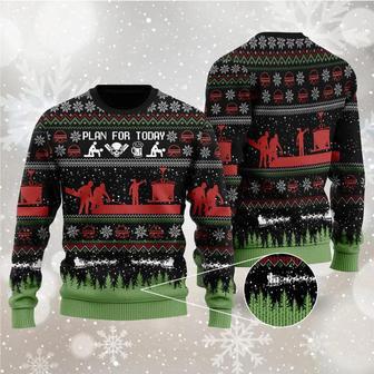 Plan For Today Ugly Christmas Sweater For Men & Women | Favorety AU