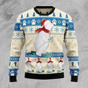 Polar Bear Ice Ugly Christmas Sweater | Favorety AU