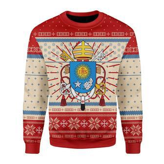 Pope Francis Coat Of Arms Christmas Sweater | Favorety DE