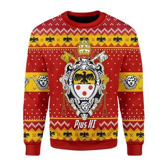 Pope Pius XI Coat Of Arms Christmas Sweater | Favorety CA