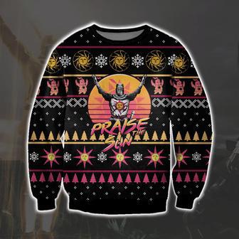 Praise The Sun Print Ugly Christmas Sweater | Favorety DE