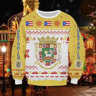 Puerto Rico All Over Print Ugly Christmas Sweater | Favorety DE