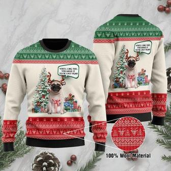 Pug Lovers Ugly Christmas Sweater | Favorety AU