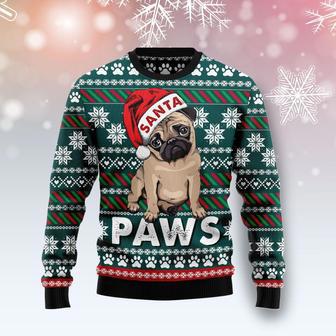 Pug Santa Paws Ugly Christmas Sweater | Favorety CA