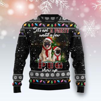 Pug Show Up Ugly Christmas Sweater | Favorety AU