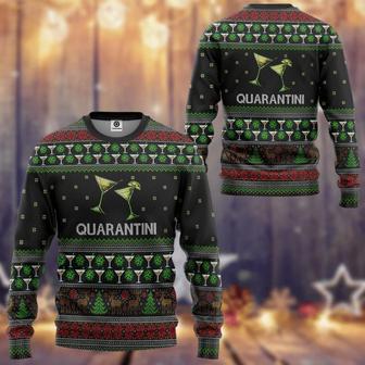 Quarantini Ugly Christmas Sweater | Favorety AU