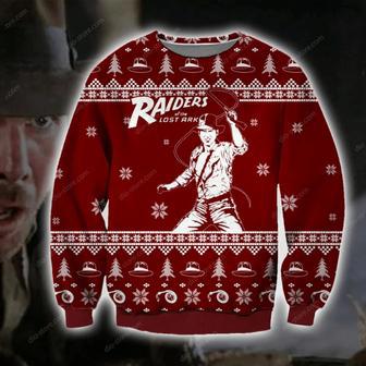 Raiders Of The Lost Ark Knitting Pattern Print Ugly Christmas Sweater | Favorety AU