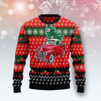 Red Truck Christmas Ugly Christmas Sweater | Favorety CA