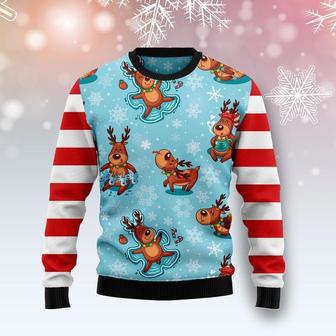 Reindeer Cute Ugly Christmas Sweater | Favorety CA