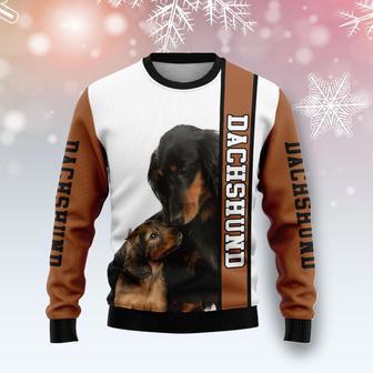 Rescued Dachshund Ugly Christmas Sweater | Favorety AU