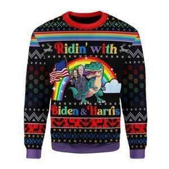 Ringding with J and K LGBT Ugly Christmas Sweater | Favorety