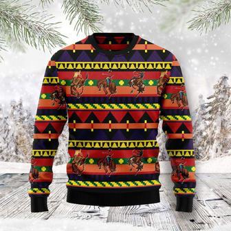 Rodeo Native Pattern Ugly Christmas Sweater | Favorety DE