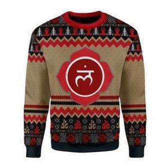 Root Chakra Ugly Christmas Sweater | Favorety DE