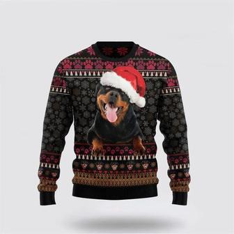 Rottweiler Christmas Christmas Ugly Sweater – Pet Lover Christmas Sweater | Favorety