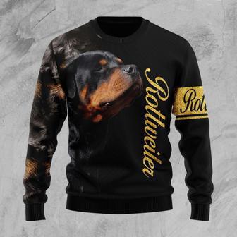 Rottweiler Half Cool Ugly Christmas Sweater | Favorety AU