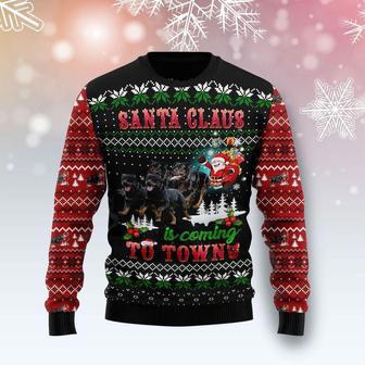 Rottweiler Town Ugly Christmas Sweater | Favorety CA