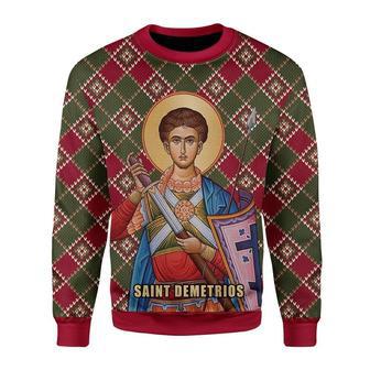 Saint Demetrios Ugly Christmas Sweater | Favorety UK